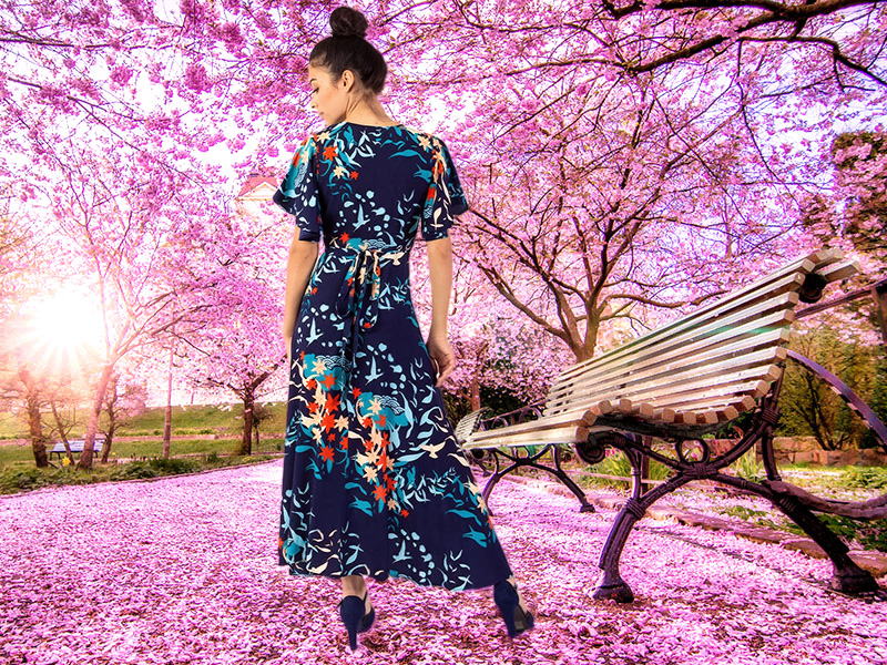 Sakura ville et robe