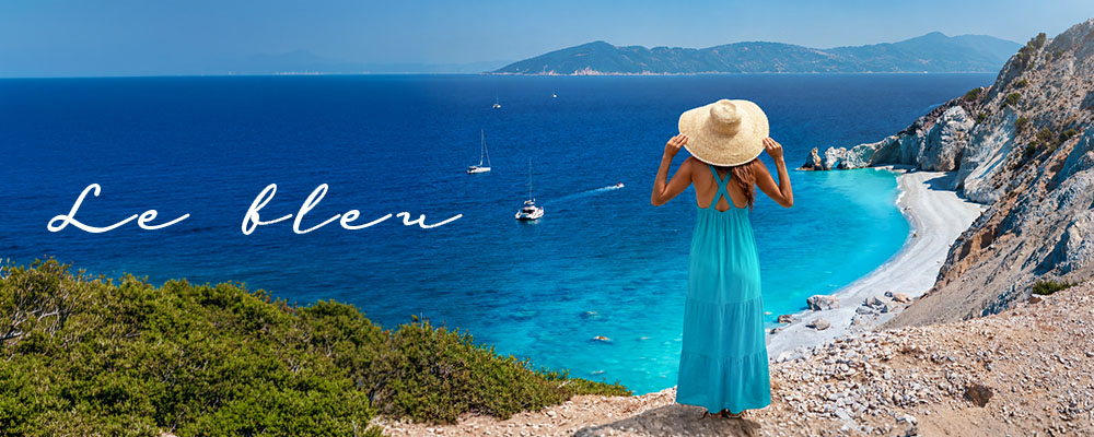 Le bleu, la couleur de la saison