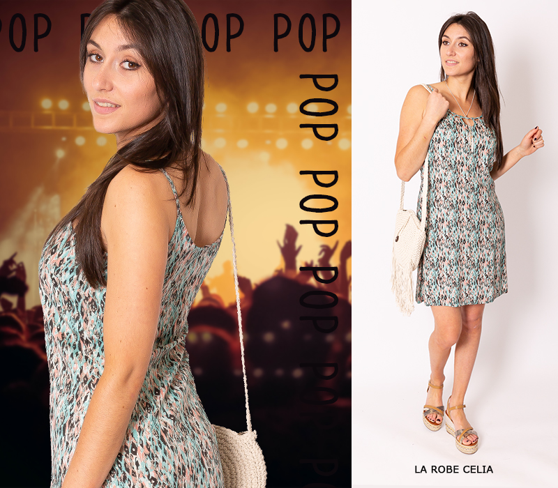 mode femme tendance lookbook idees look fete musique robe pop