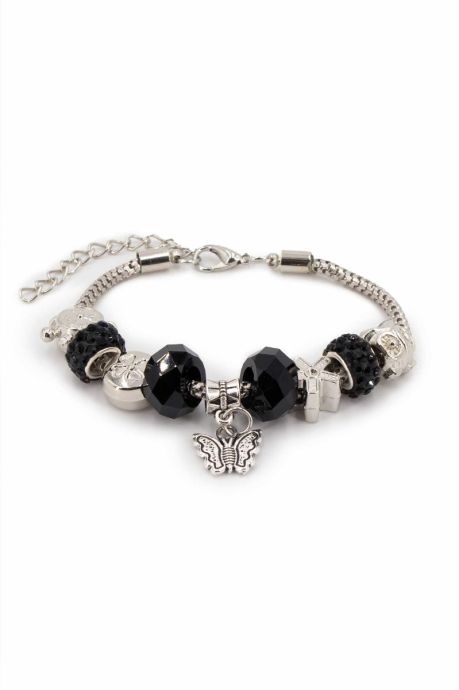 Bracelet breloque noir