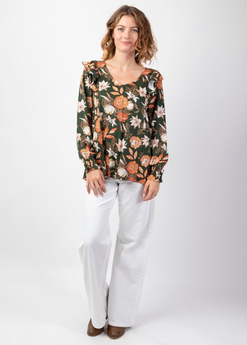 blouse manches longues hiver face