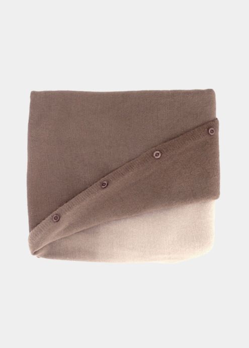 Echarpe multiposition beige femme hiver