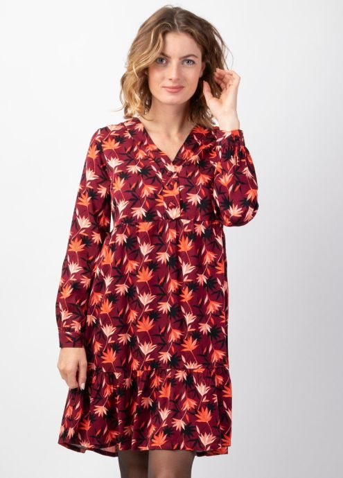 robe hiver babydoll manches longues