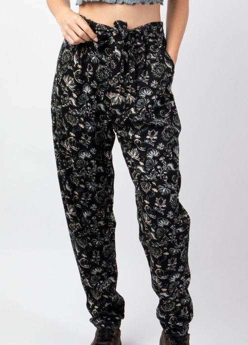 pantalon imprimé ethnique zoom