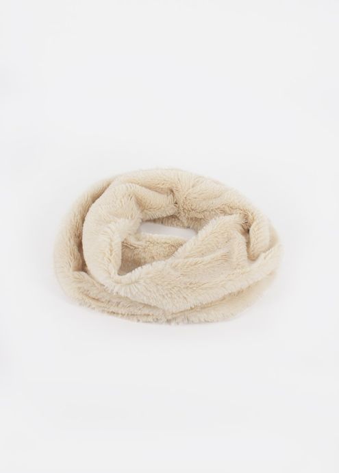 echarpe tour de cou polaire beige 2