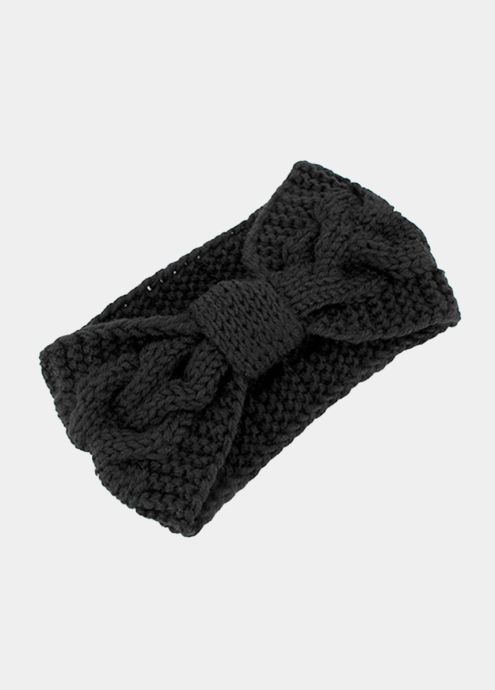Bandeau Twist headband noir 