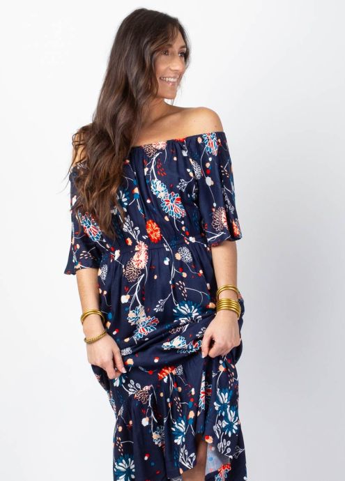 Robe Imprimée Manches Longues Paige – Taille S – Style Shirt, Multicolore – Look Automnal