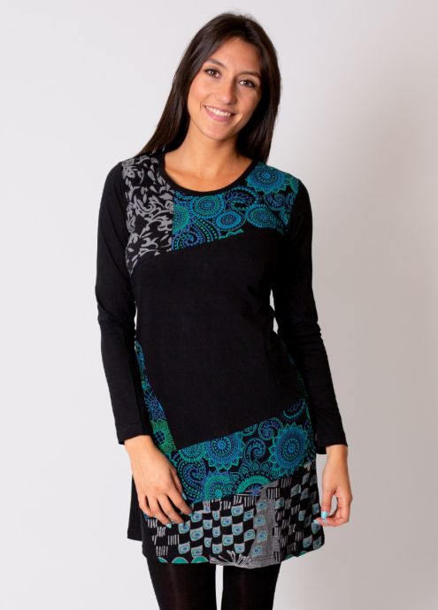 robe courte hiver manches longues