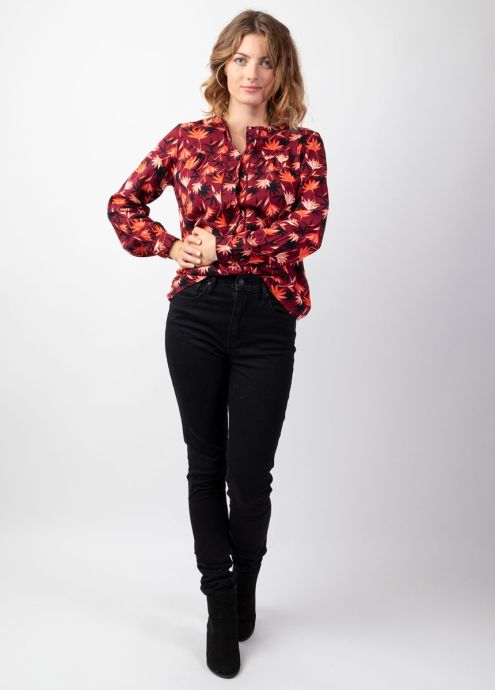 chemisier hiver soyeux zoom