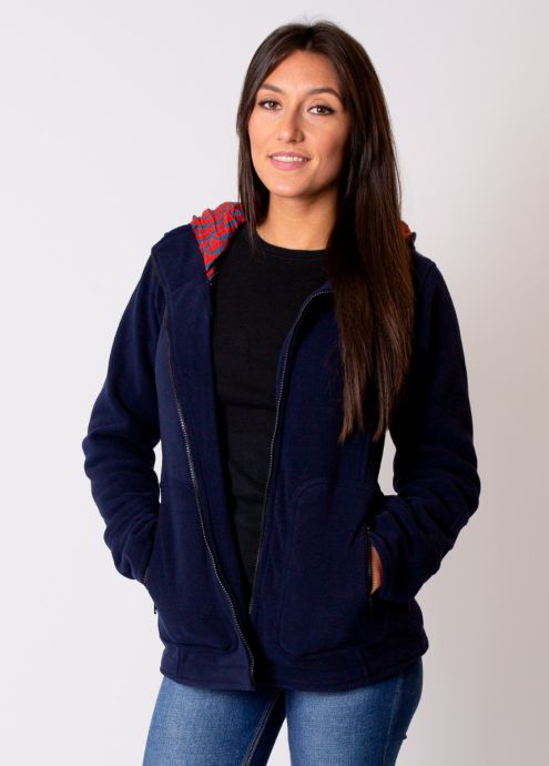 veste polaire courte kansas marine