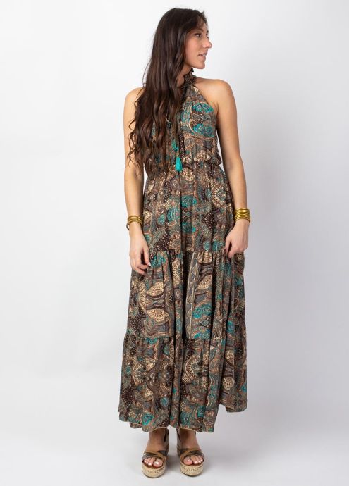 robe longue encolure dos nageur face