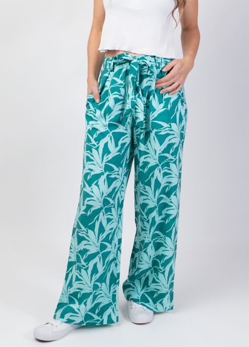 pantalon jambes larges en viscose zoom
