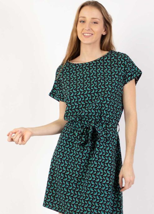 robe manches courtes ceinturée zoom