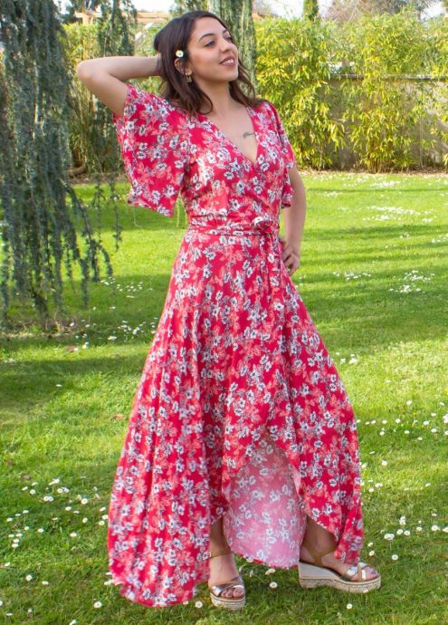 robe longue cache cœur style boheme sakura 