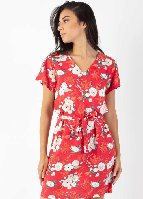 robe courte viscose zoom