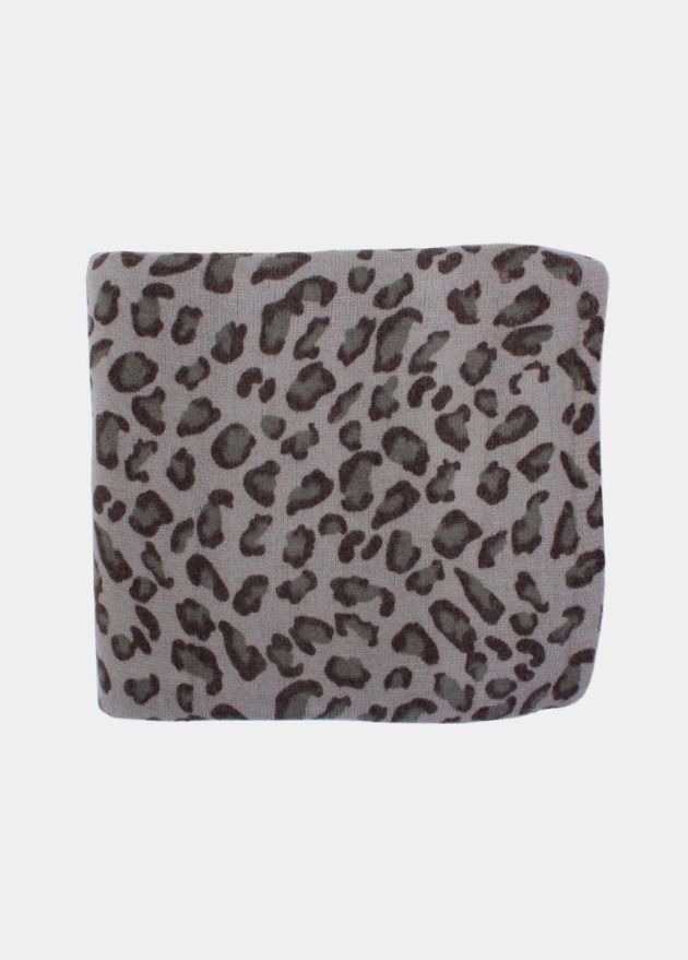 echarpe multiposition taupe face