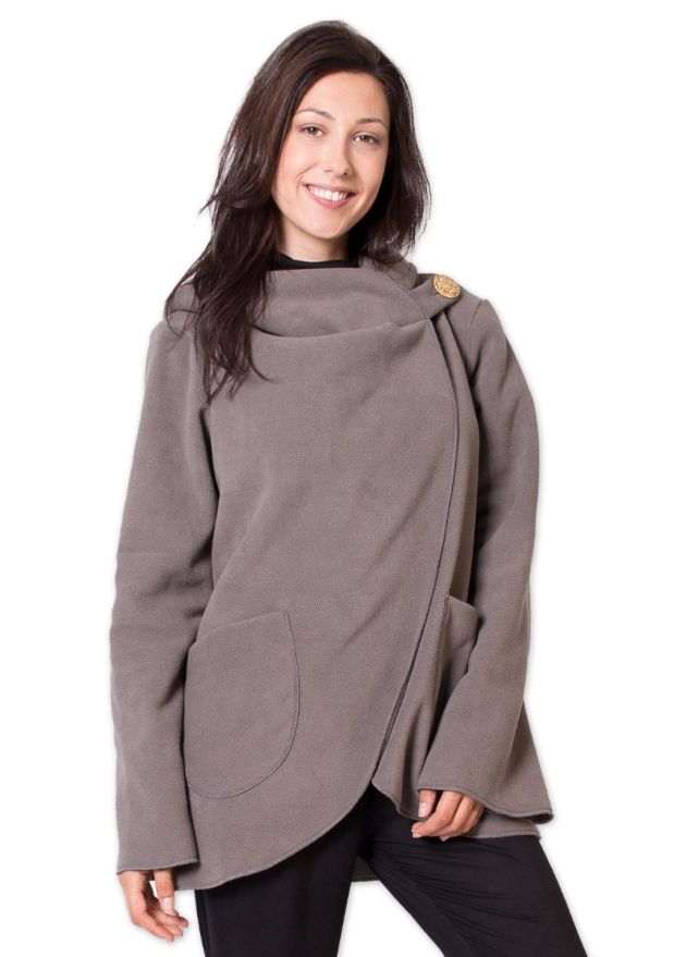 veste polaire courte ottawa gris