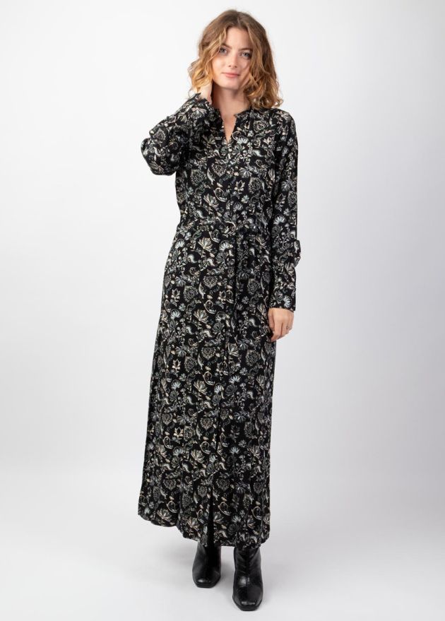 robe longue hiver manches longues