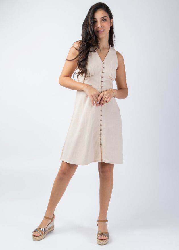 robe courte été sans manches